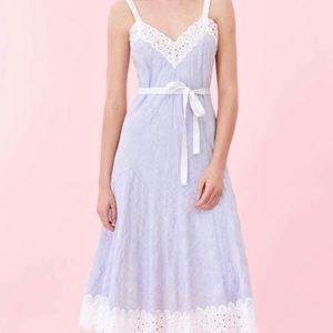 Rebecca Taylor new never worn blue summer dress, size 10 NWT